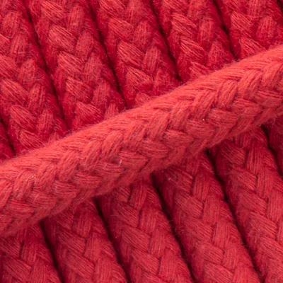 Retrieverline, 8 mm, Braided Cotton Rød